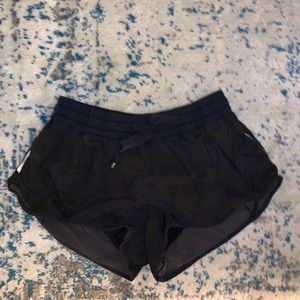 Lululemon Camo Hotty Hot Shorts size 10